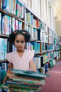 Child in Library